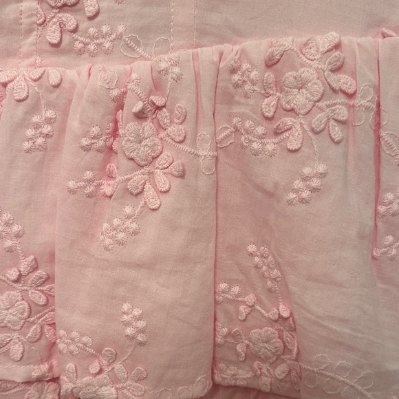 Gianni Bini Pink Floral Embroidered Dress girls youth size 10 - Picture 2 of 7